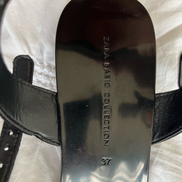 Zara Black Heeled Sandals - Picture 4 of 4